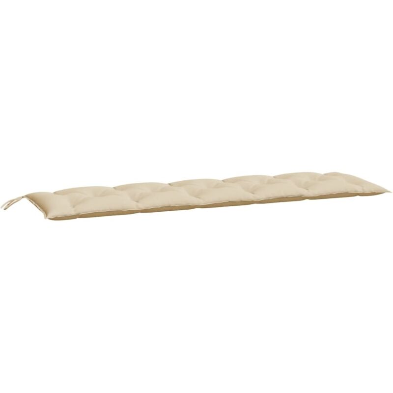 

vidaXL Cojín para banco de jardín tela beige 180x50x7 cm - Beige