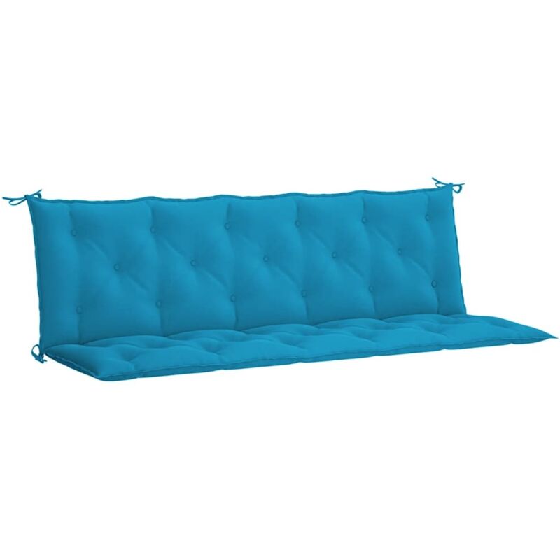

vidaXL Cojín para columpio balancín de tela azul claro 180 cm - Azul