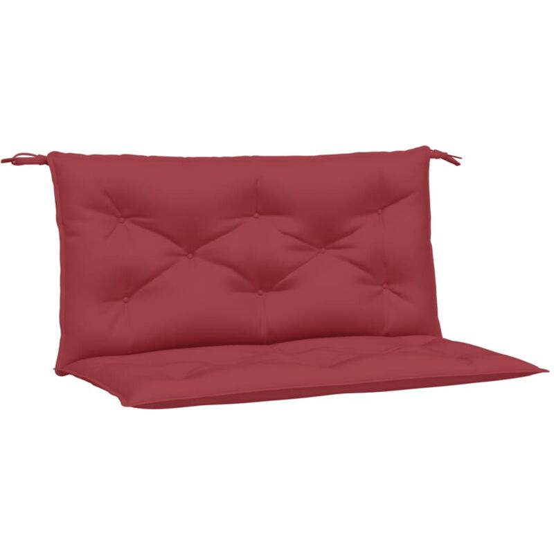 

vidaXL Cojín para columpio balancín tela color vino tinto 100 cm - Rojo
