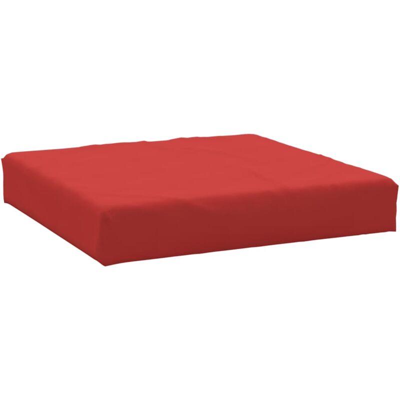 

vidaXL Cojín para otomana de palés tela rojo - Rojo