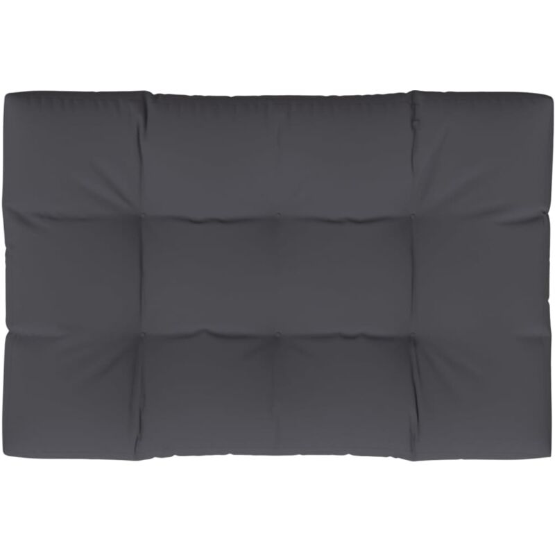 

vidaXL Cojín para palé tela gris antracita 120x80x12 cm - Antracita