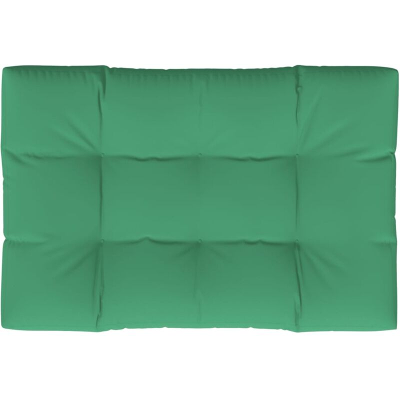 

vidaXL Cojín para palets de tela verde 120x80x12 cm - Verde