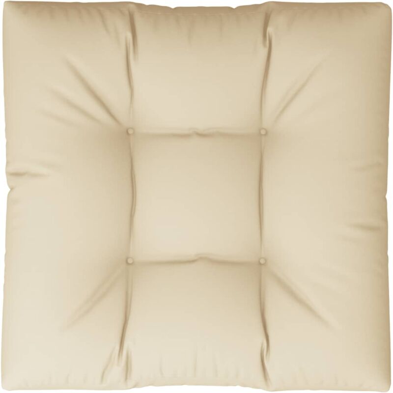 

vidaXL Cojín para sofá de palés beige 80x80x12 cm - Beige