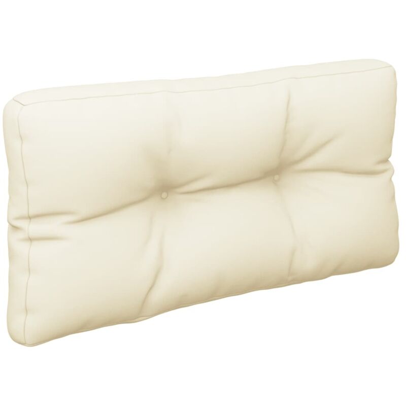 

Cojín para sofá de palets color crema 70x40x12 cm - Crema - Vidaxl