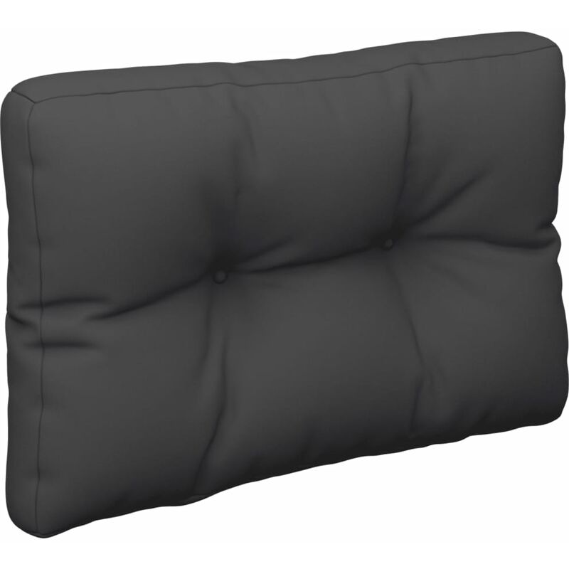

Cojín para sofá de palets negro 50x40x12 cm - Negro - Vidaxl