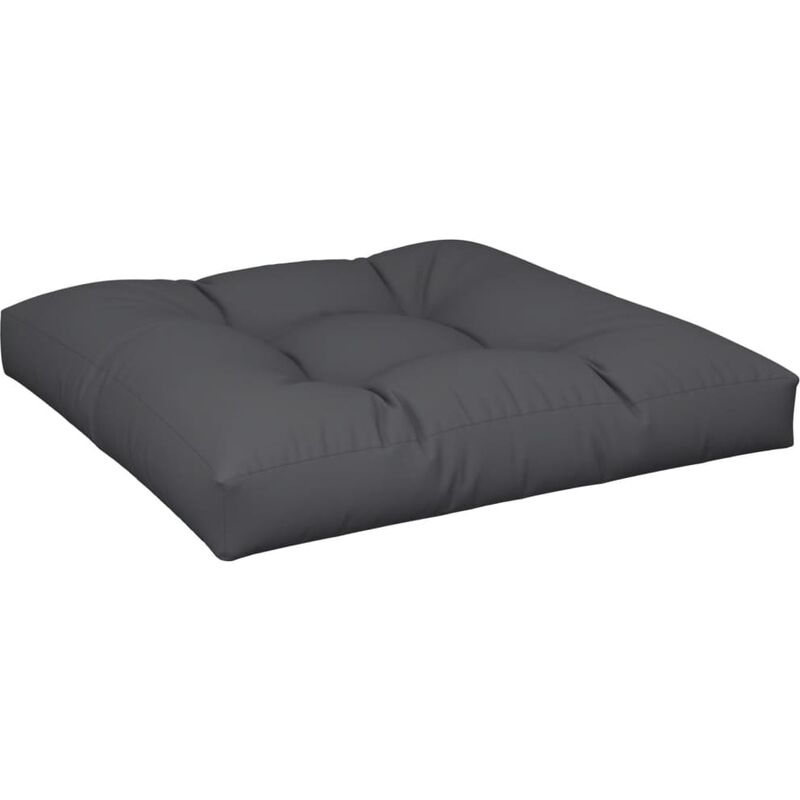 

vidaXL Cojín para sofá de palets negro 70x70x12 cm - Negro