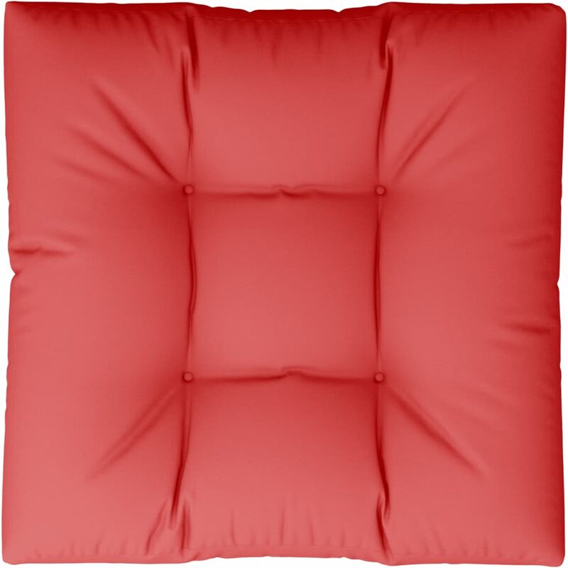 

Cojín para sofá de palets rojo 80x80x12 cm - Rojo - Vidaxl