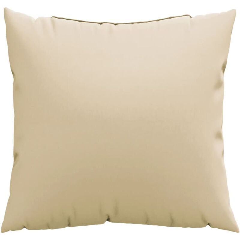 

vidaXL Cojines decorativos 4 unidades tela beige 60x60 cm - Beige
