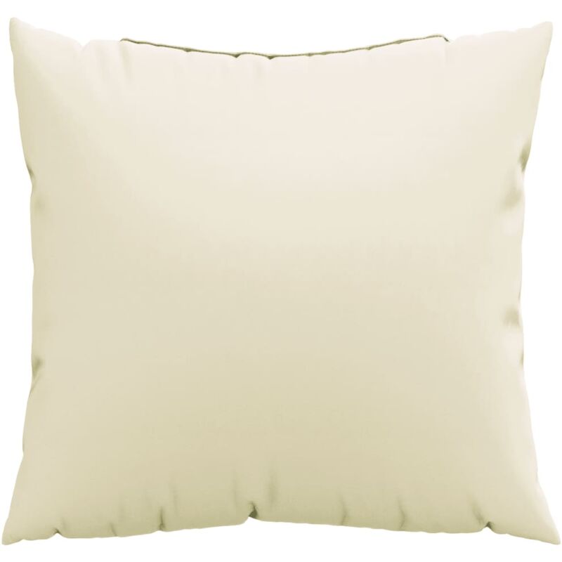 

vidaXL Cojines decorativos 4 unidades tela color crema 40x40 cm - Crema