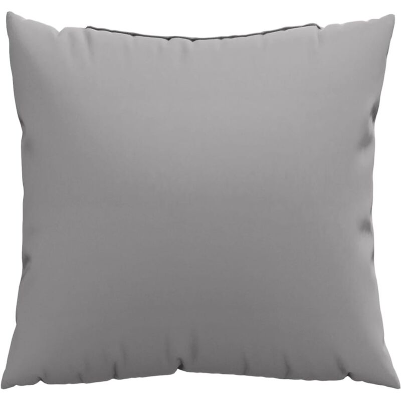 

vidaXL Cojines decorativos 4 unidades tela gris 40x40 cm - Gris