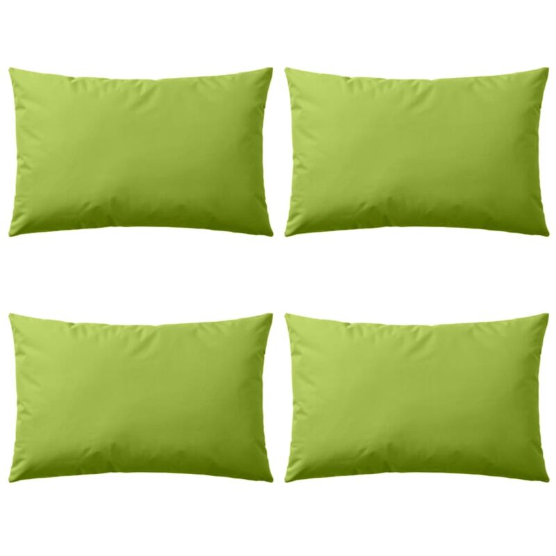 

Cojines para exteriores 60x40 cm verde manzana 4 unidades - Verde - Vidaxl