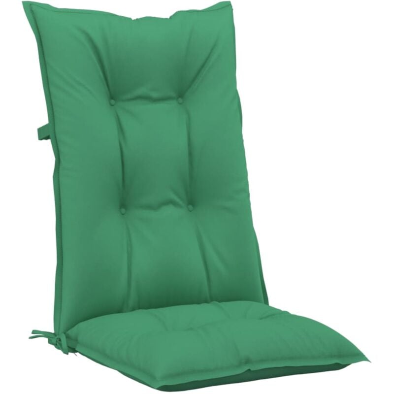 

vidaXL Cojines para sillas de jardín 6 uds verde 120x50x7 cm - Verde