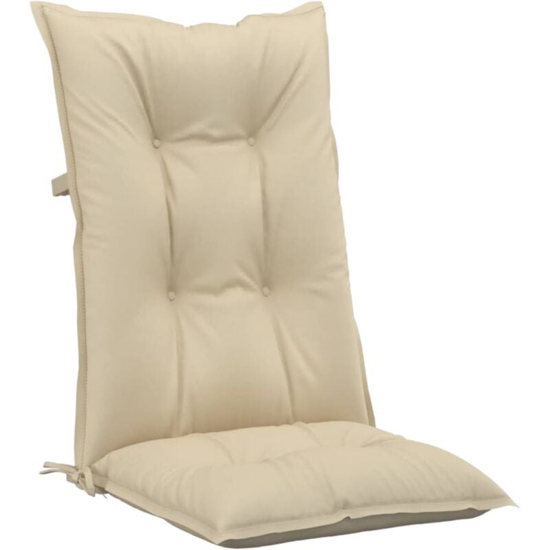 

vidaXL Cojines para sillas de jardín 6 uds beige 120x50x7 cm - Beige