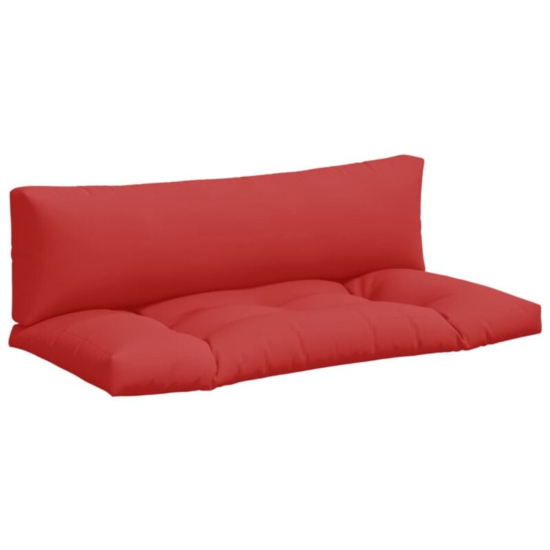 

vidaXL Cojines para sofá de palets 2 piezas rojo - Rojo
