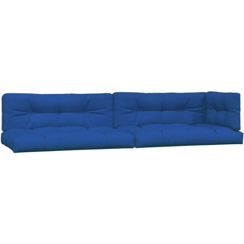 

vidaXL Cojines para sofá de palets 5 piezas azul royal - Azul
