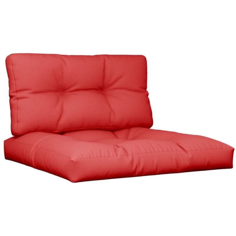 

Cojines para sofá de palets 2 piezas rojo - Rojo - Vidaxl