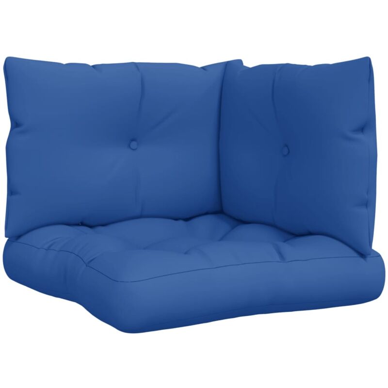 

Cojines para sofá de palets 3 unidades tela azul klein - Azul - Vidaxl