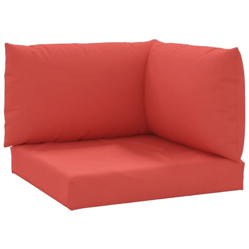 

Cojines para sofá de palets 3 unidades tela rojo - Rojo - Vidaxl