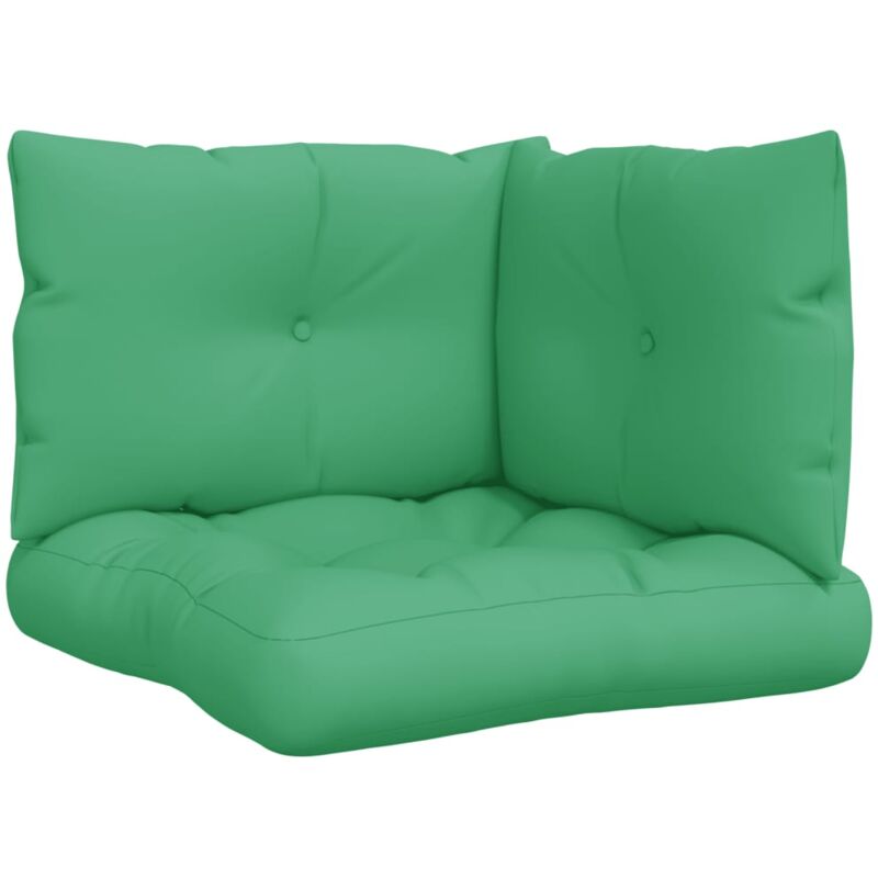 

Cojines para sofá de palets 3 unidades tela verde - Verde - Vidaxl