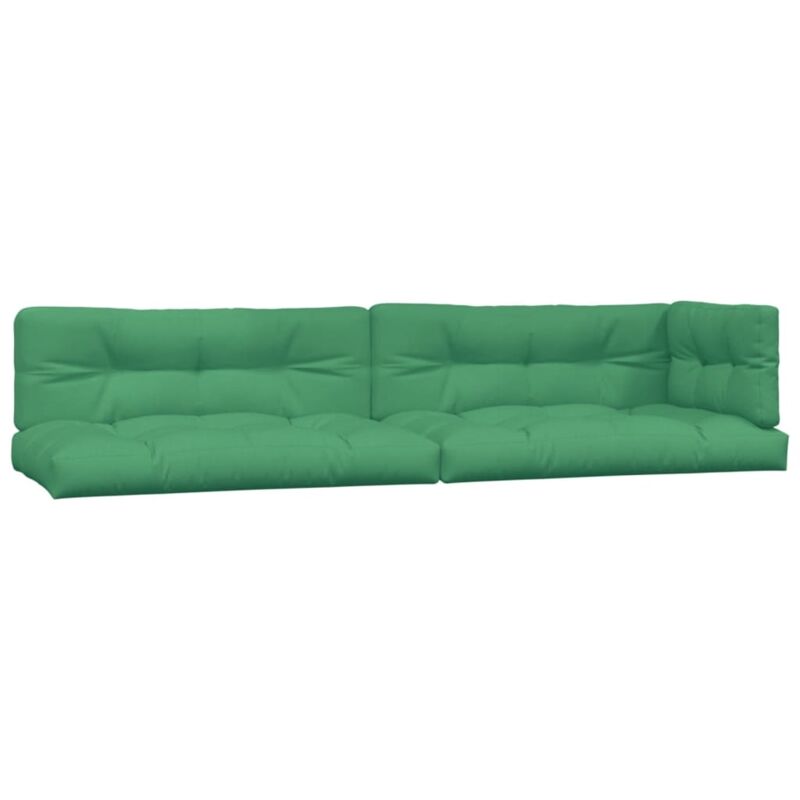 

vidaXL Cojines para sofá de palets 5 piezas verde - Verde