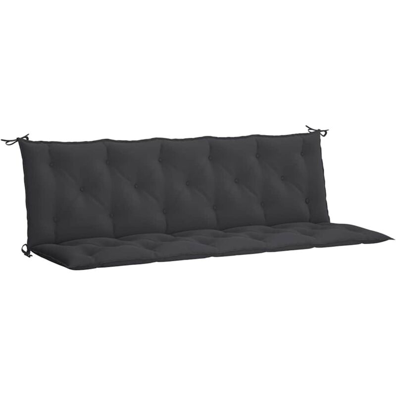 

vidaXL Cojín para balancín tela negro 180 cm - Negro