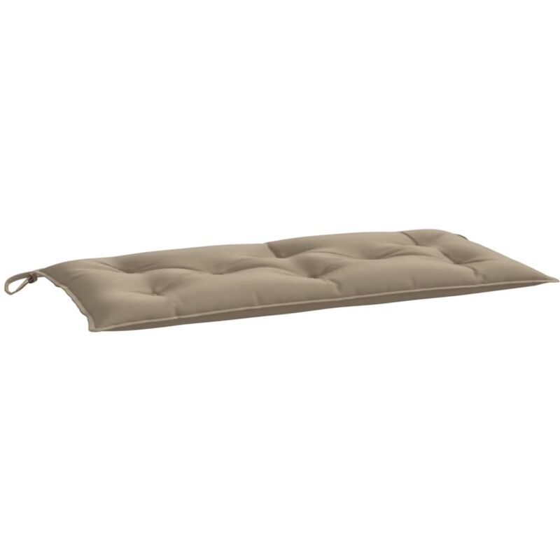 

Cojín para banco de jardín tela gris taupe 110x50x7 cm - Gris Topo - Vidaxl