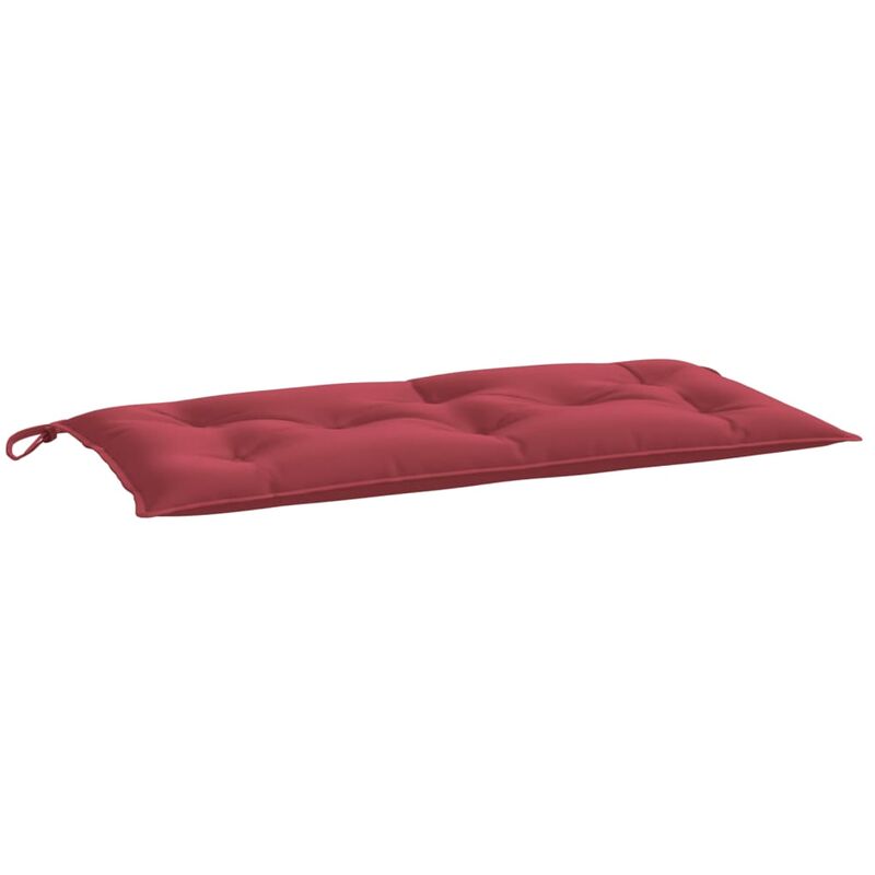 

Cojín para banco de jardín tela rojo vino tinto 110x50x7 cm - Rojo - Vidaxl