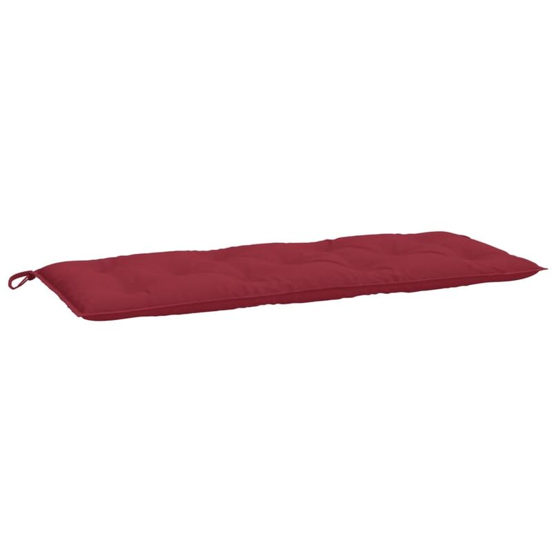 

Cojín para banco de jardín tela rojo vino tinto 120x50x7 cm - Rojo - Vidaxl