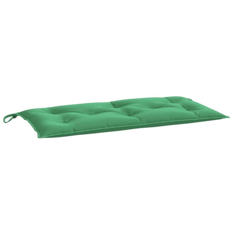 

Cojín para banco de jardín tela verde 110x50x7 cm - Verde - Vidaxl