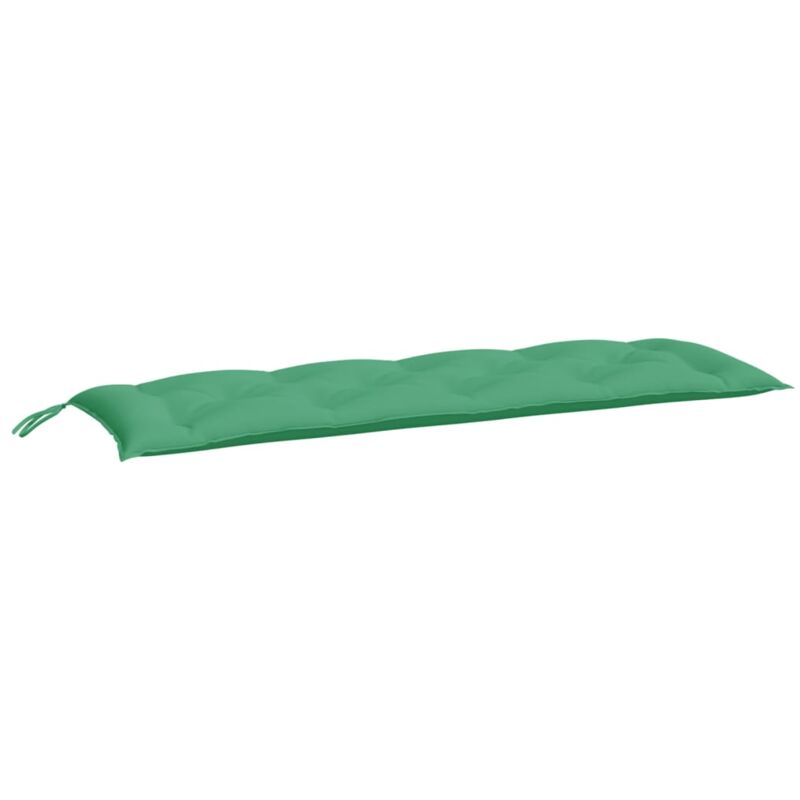 

Cojín para banco de jardín tela verde 150x50x7 cm - Verde - Vidaxl