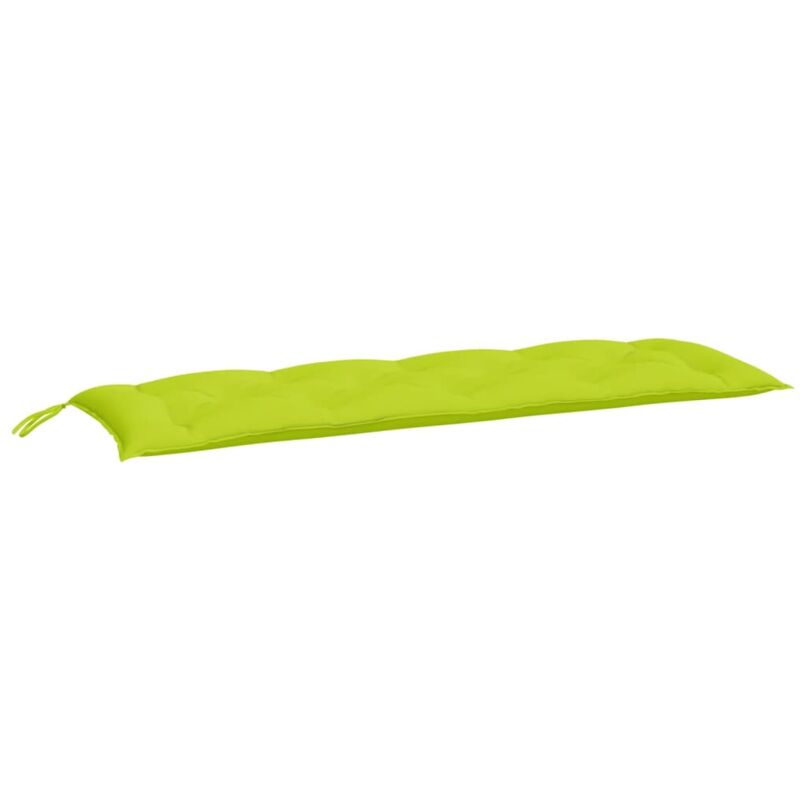 

Cojín para banco de jardín tela verde brillante 150x50x7 cm - Verde - Vidaxl