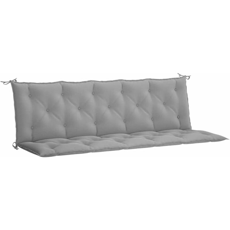 

vidaXL Cojín para columpio balancín de tela gris 180 cm - Gris