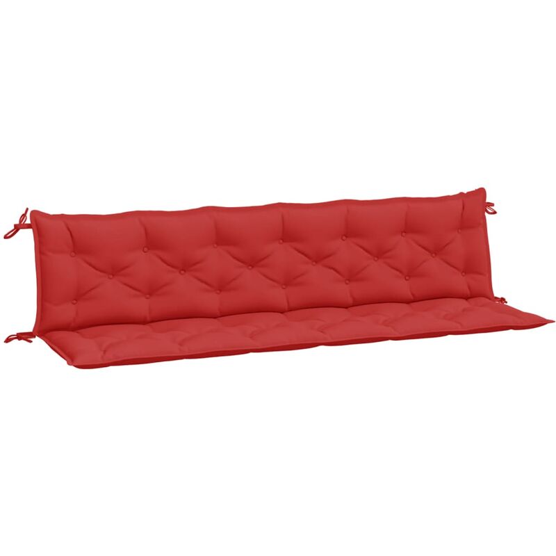 

vidaXL Cojín para columpio balancín de tela rojo 200 cm - Rojo