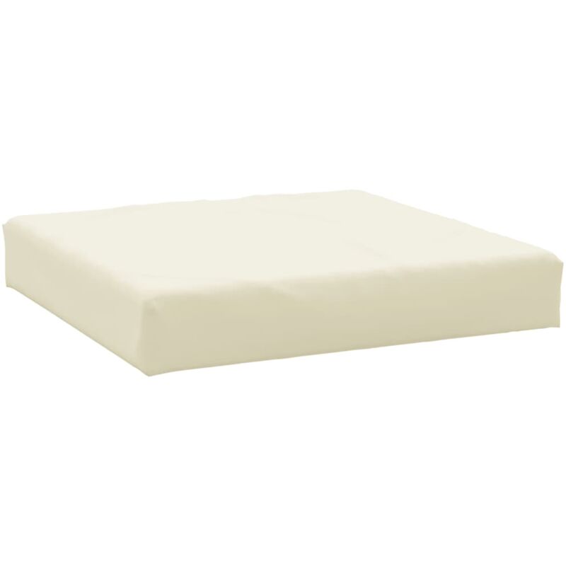 

Cojín para muebles de palets tela crema 60x60x6 cm - Crema - Vidaxl