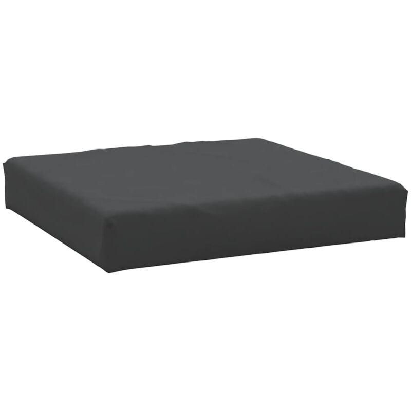 

vidaXL Cojín para muebles de palets tela negra 60x60x6 cm - Negro