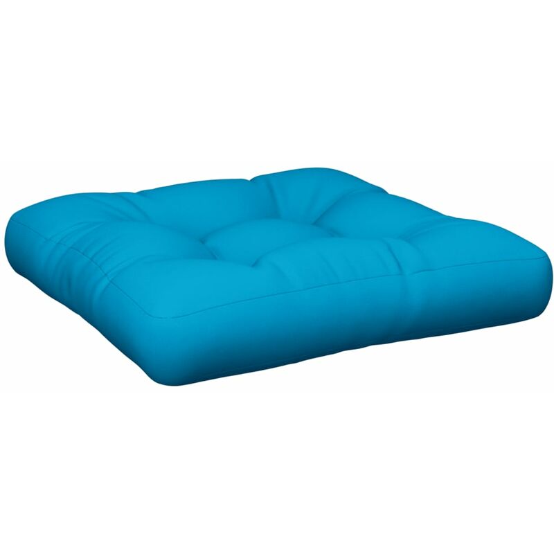 

vidaXL Cojín para otomana de palets tela azul - Azul