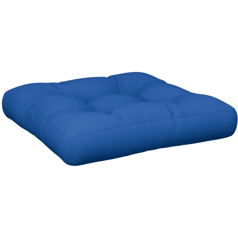 

vidaXL Cojín para otomana de palets tela azul klein - Azul