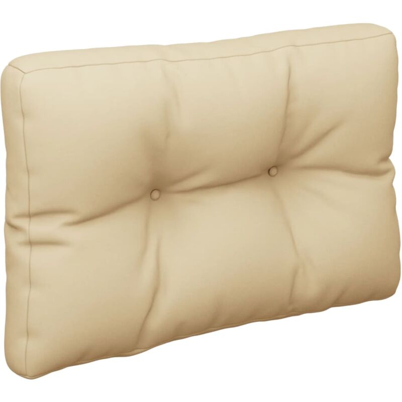 

Cojín para sofá de palets beige 60x40x12 cm - Beige - Vidaxl