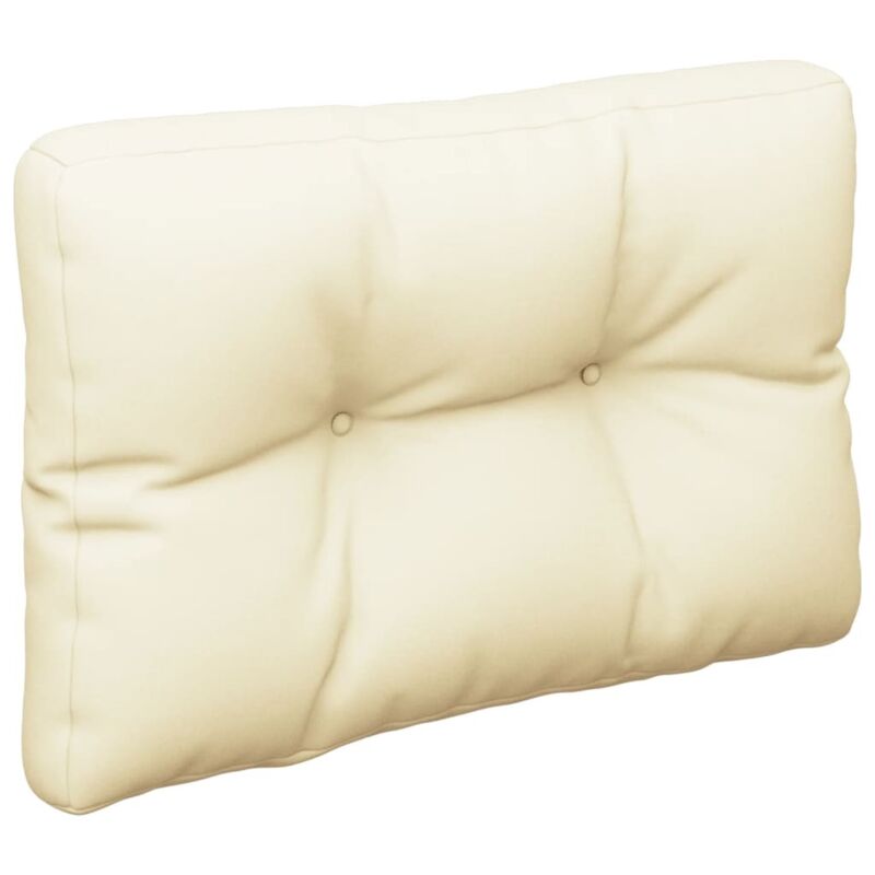 

Cojín para sofá de palets color crema 60x40x12 cm - Crema - Vidaxl