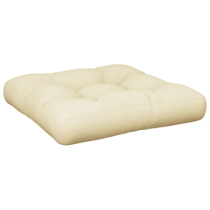 

Cojín para sofá de palets color crema 60x60x10 cm - Crema - Vidaxl