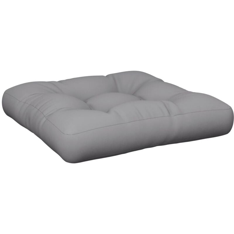 

vidaXL Cojín para sofá de palets gris 58x58x10 cm - Gris