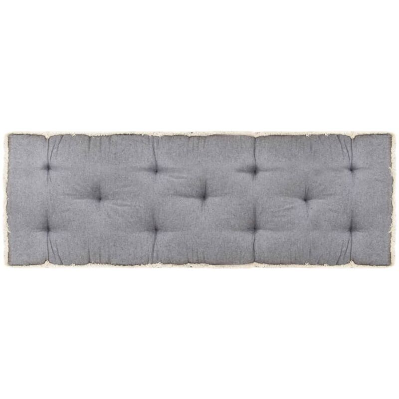 

vidaXL Cojín para sofá de palets gris antracita 120x40x7 cm - Antracita