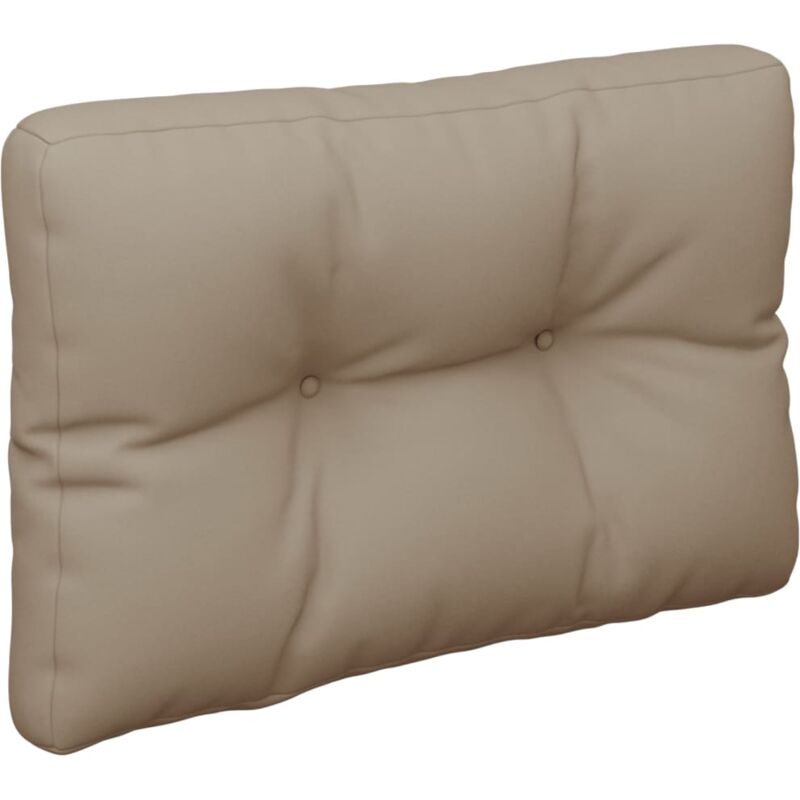 

Cojín para sofá de palets gris taupe 60x40x12 cm - Gris Topo - Vidaxl