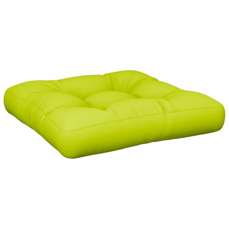 

Cojín para sofá de palets verde brillante 58x58x10 cm - Verde - Vidaxl