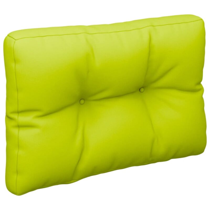 

Cojín para sofá de palets verde brillante 60x40x12 cm - Verde - Vidaxl