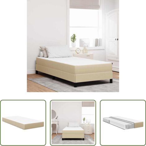 vidaXL Colchón de tela -  Colchón de Cama con colchón Salvia 100 x 200 cm tela