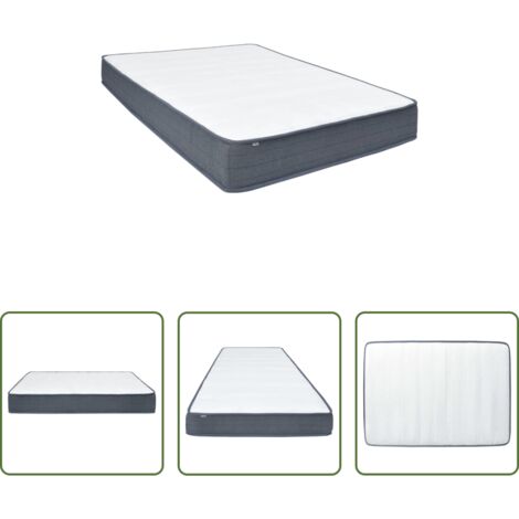 vidaXL Colchón para dormir -  Colchón de cama box spring firmeza media 200x160x20 cm