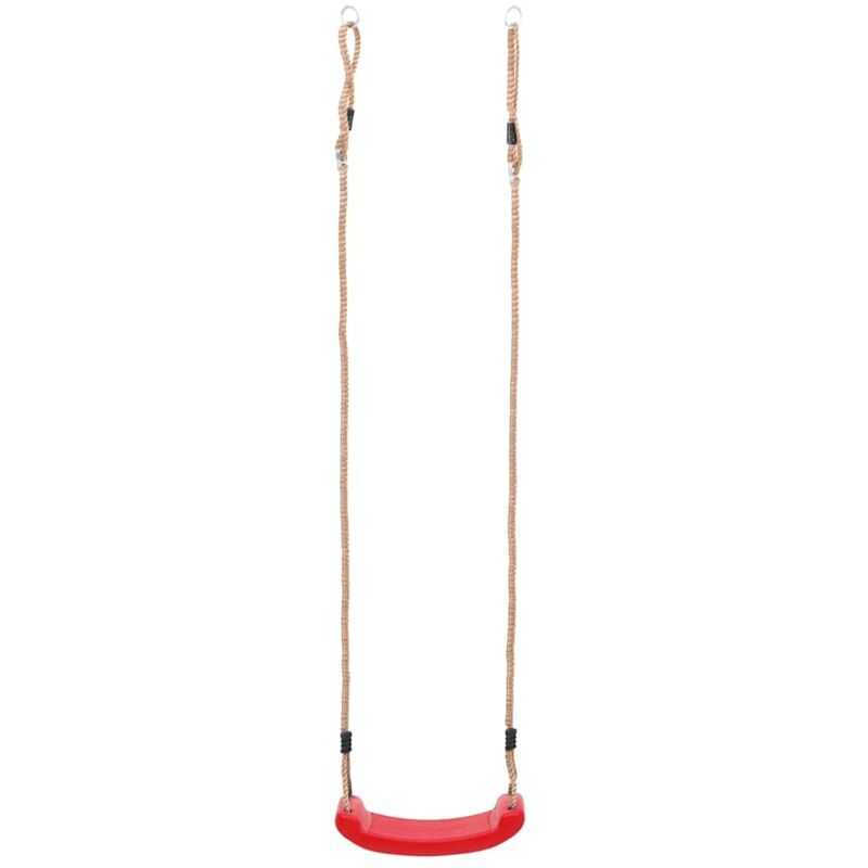 

vidaXL Columpio de asiento para niños rojo - Rojo