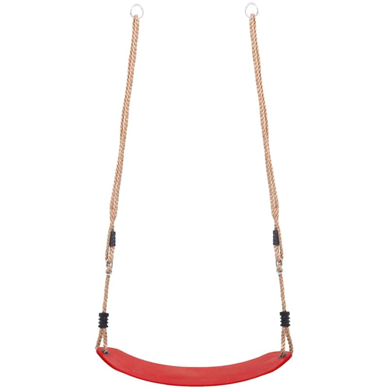 

vidaXL Columpio de asiento para niños rojo - Rojo
