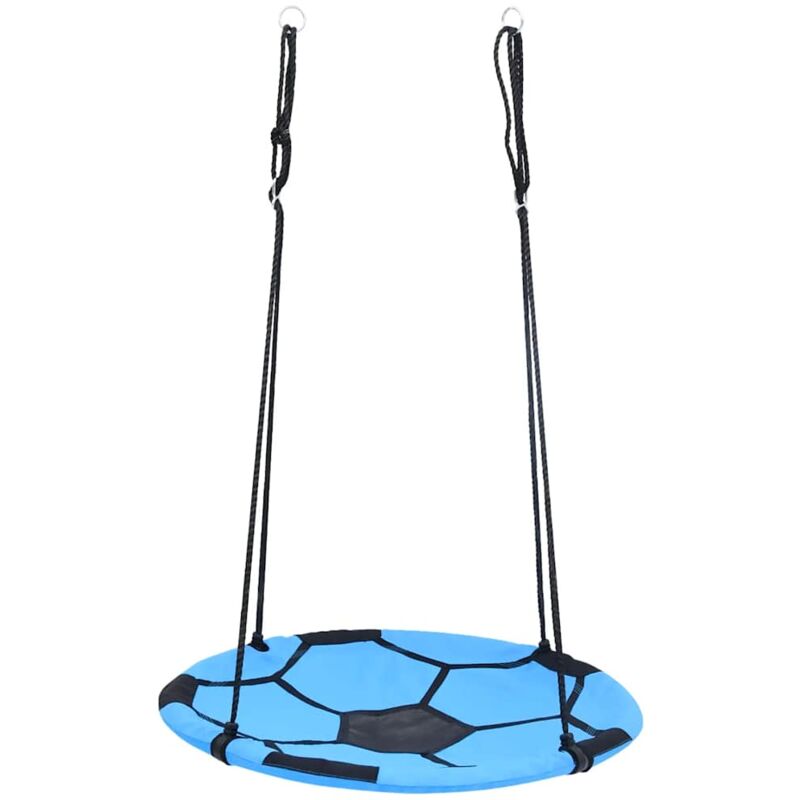 

vidaXL Columpio redondo de fútbol 100 cm - Azul